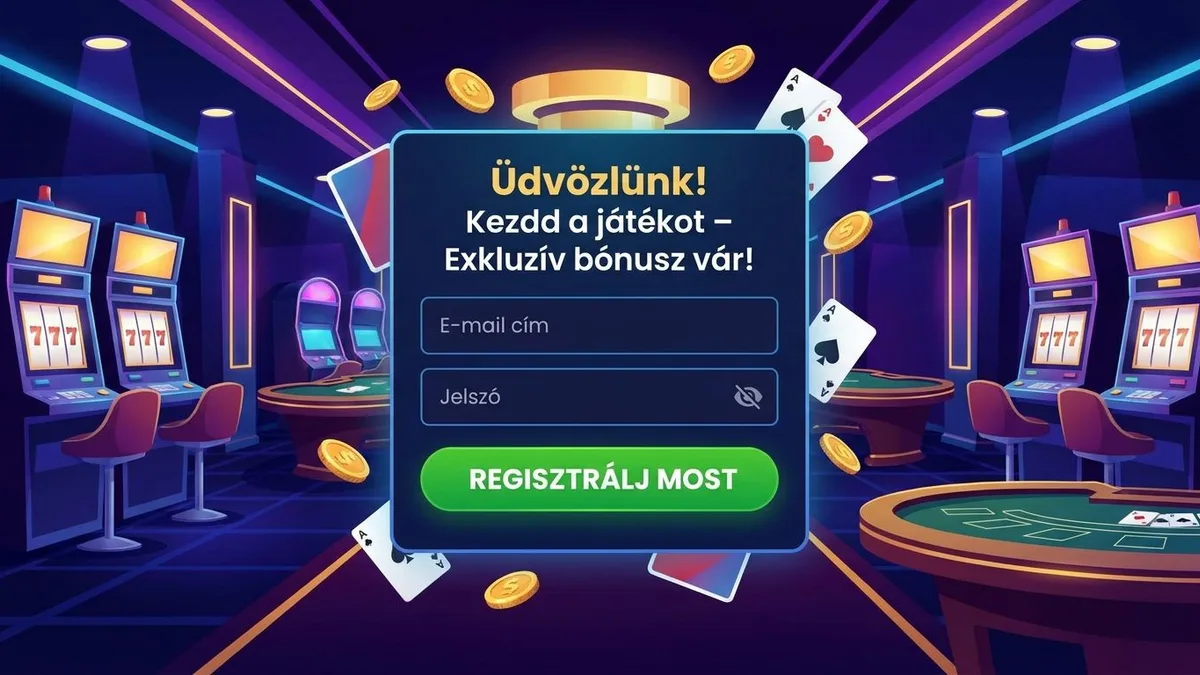 Regisztráció bónusszal